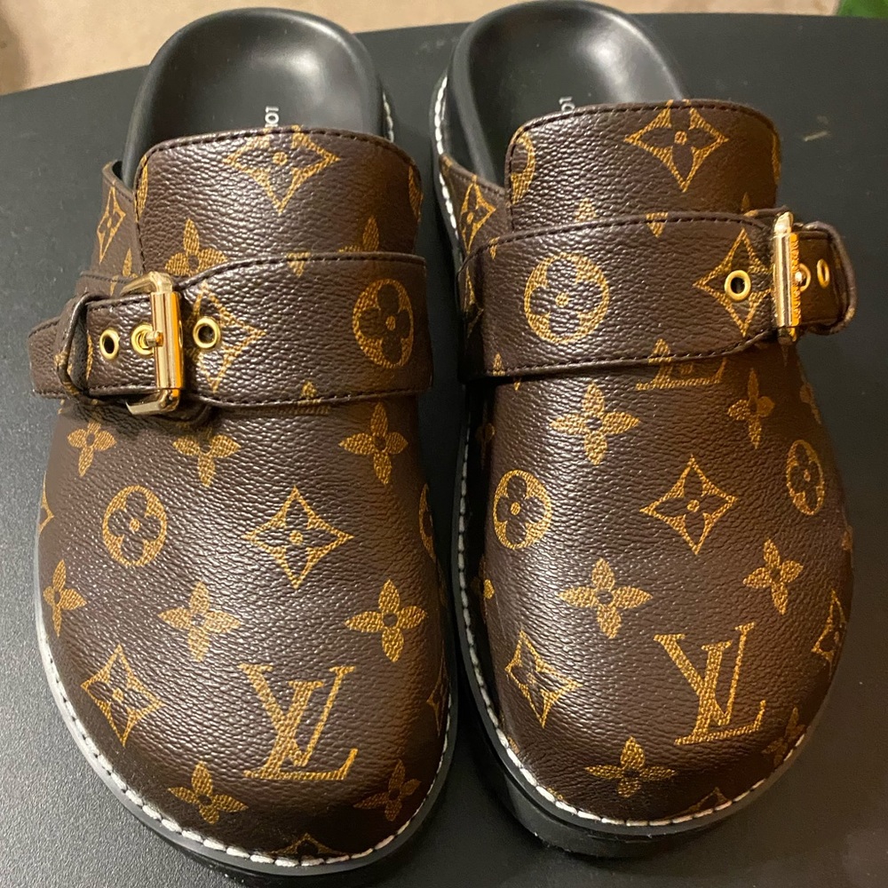 LV Clogs Never Worn